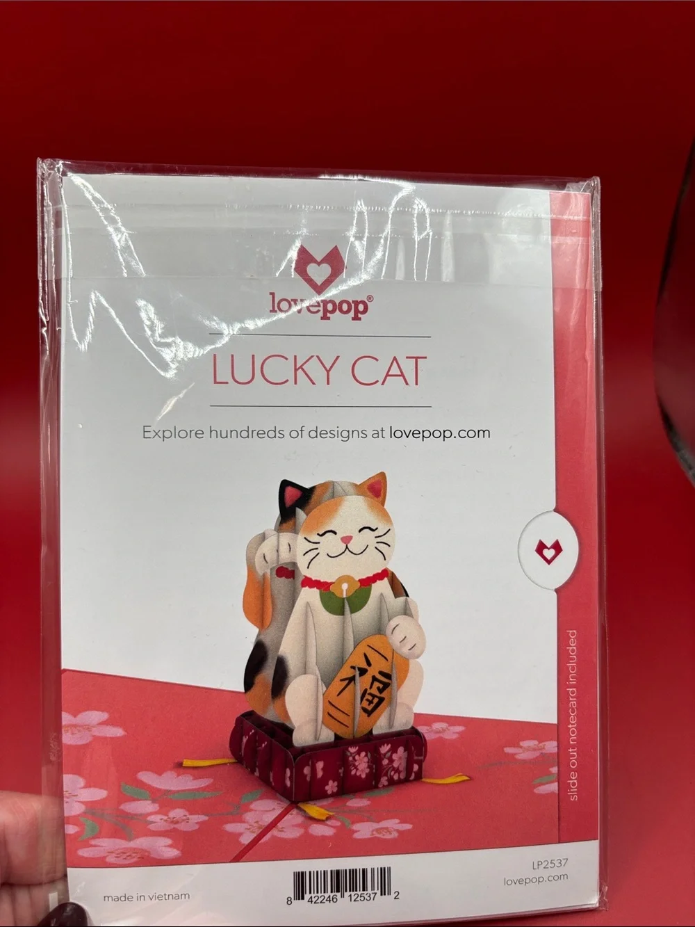 lovepop Lucky Cat Pop-Up Card and Cat Under Bonsai Tree Journal Set